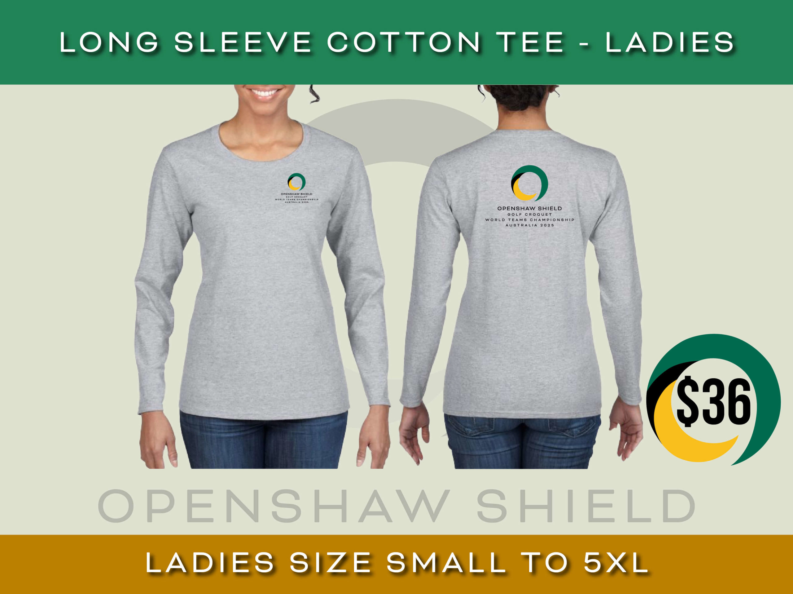 Long Sleeve Cotton Tee - Womens