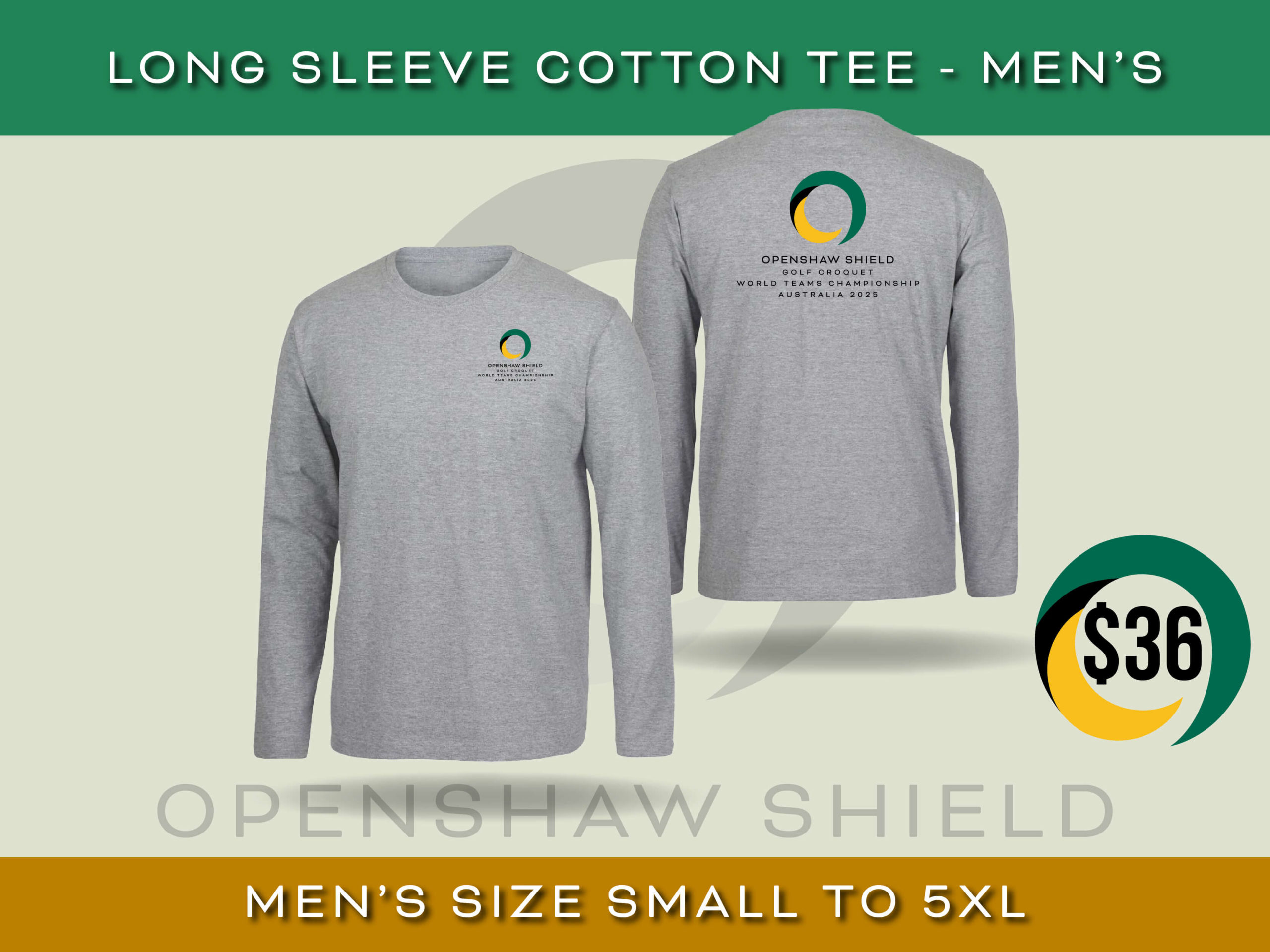 Long Sleeve Cotton Tee - Mens